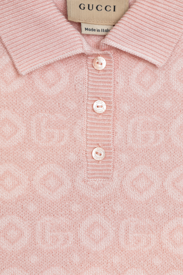 Gucci Kids Sukienka ze wzorem `GG`