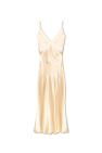Saint Laurent beige Silk slip dress
