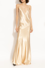 Saint Laurent beige Silk slip dress