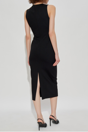 Versace Jeans Couture Vestido con aplicación decorativa y abertura