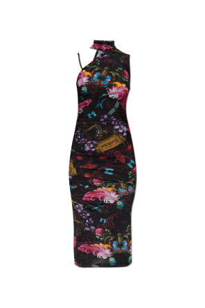 Dress with colorful print
