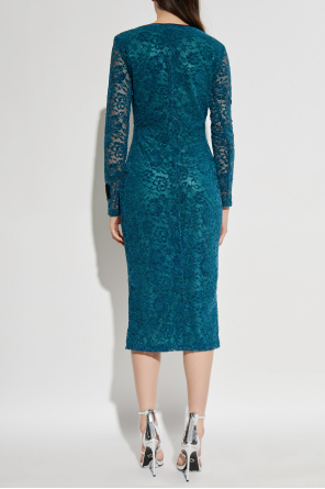 Versace Jeans Couture Lace dress with long sleeves