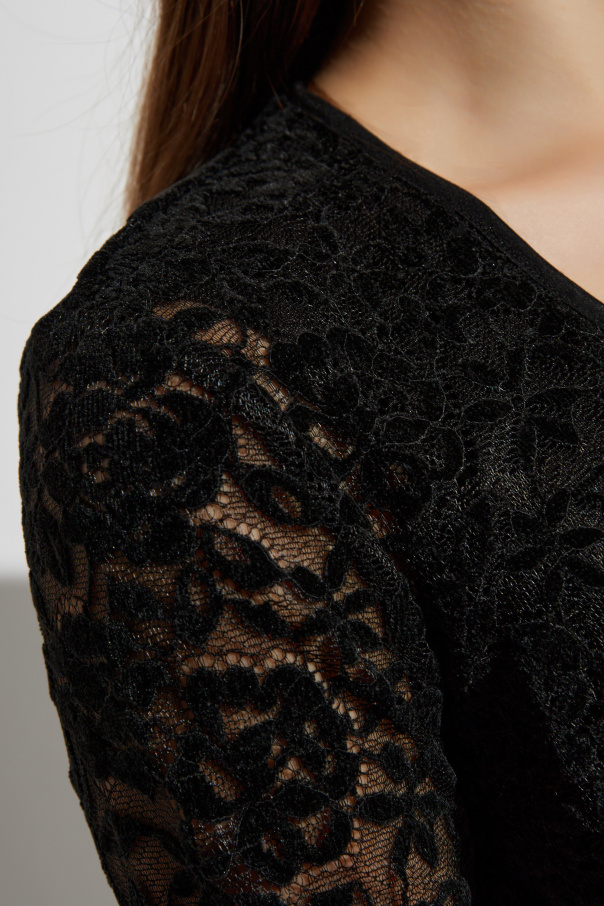 Versace Jeans Couture Lace dress with long sleeves