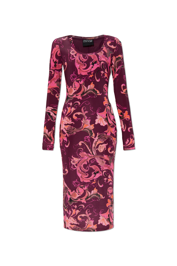 Dress with "Barocco" print od Versace Jeans Couture