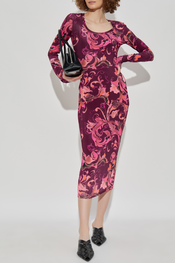 Versace Jeans Couture Sukienka z nadrukiem `Barocco`