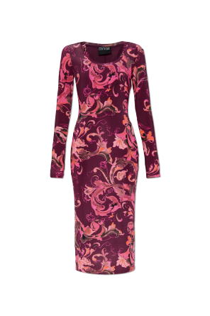 Dress with "barocco" print od Versace Jeans Couture