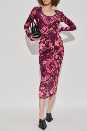 Dress with "barocco" print od Versace Jeans Couture