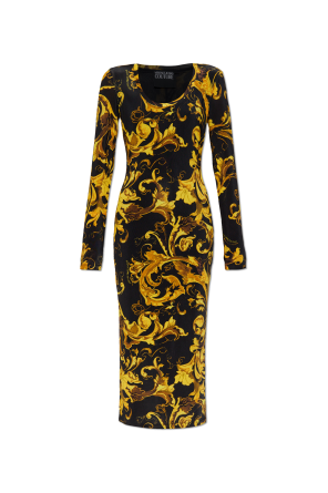 Dress with 'barocco' print od Versace Jeans Couture
