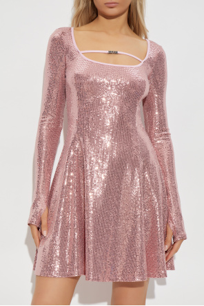 Versace Jeans Couture Vestido con lentejuelas brillantes