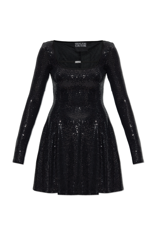 Dress with shimmering sequins od Versace Jeans Couture