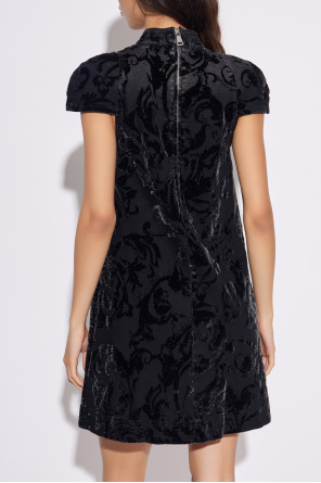 Versace Jeans Couture Dress with a velvet pattern
