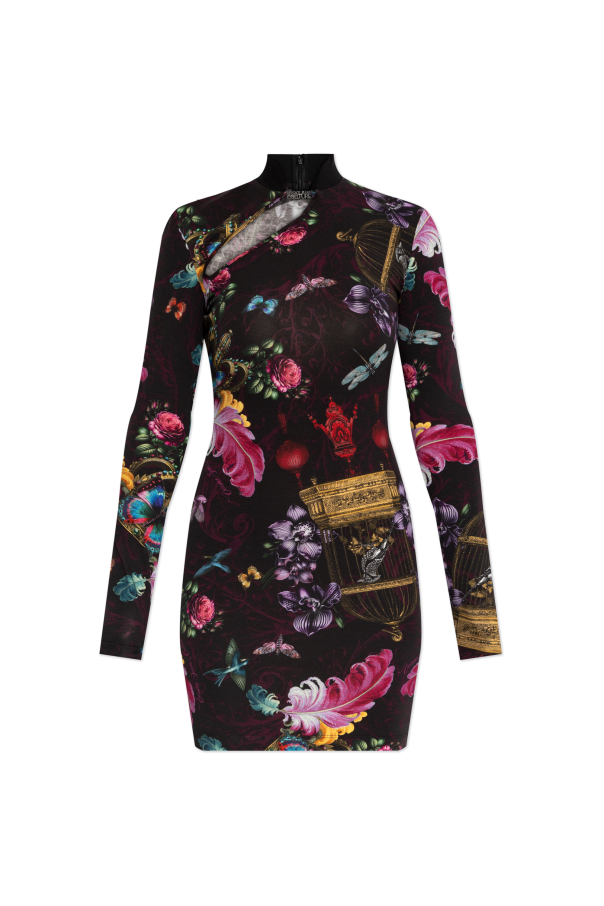 Floral motif dress od Versace Jeans Couture