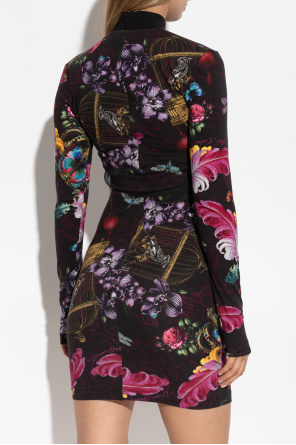 Versace Jeans Couture Vestido con estampado floral