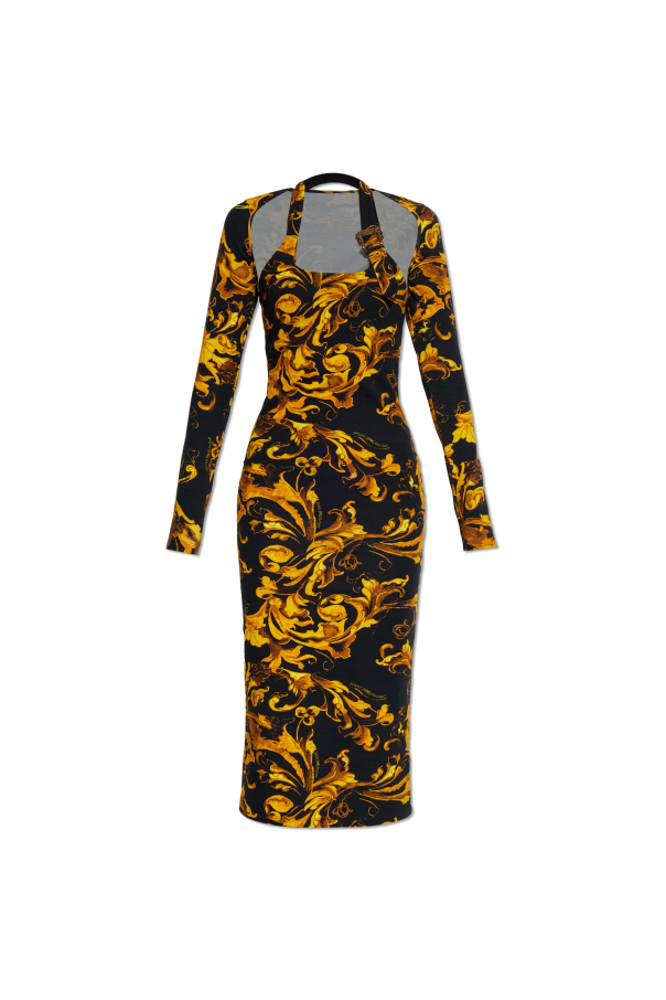 Dress with 'barocco' print od Versace Jeans Couture