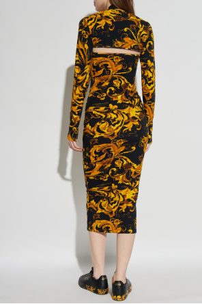 Versace Jeans Couture Vestido con estampado "barocco"
