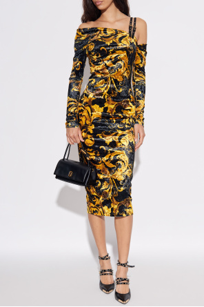 Vestido con estampado od Versace Jeans Couture