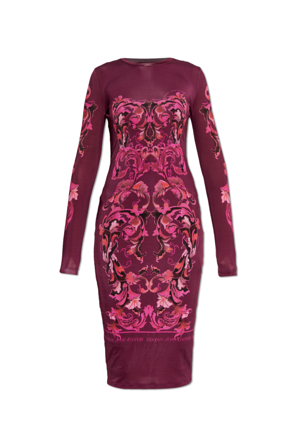 Dress with "barocco" print od Versace Jeans Couture