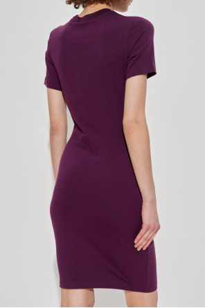 Versace Jeans Couture Vestido con logo estampado