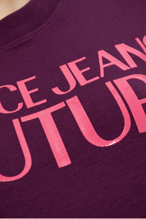 Versace Jeans Couture Vestido con logo estampado