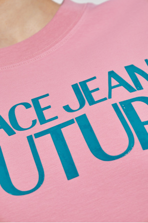 Versace Jeans Couture Vestido con logotipo estampado