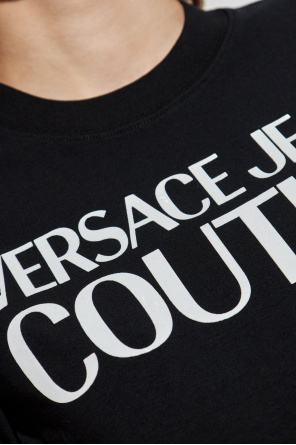 Versace Jeans Couture Vestido con logotipo estampado