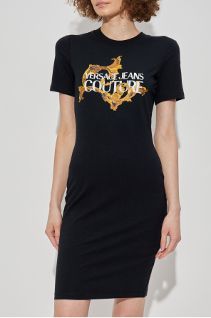 Versace Jeans Couture Dress with print and shimmering appliqués
