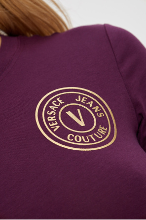 Versace Jeans Couture Sukienka z nadrukowanym logo