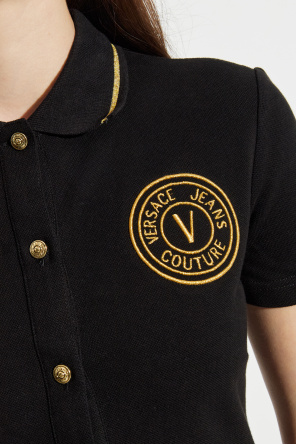 Versace Jeans Couture Polo dress with embroidered logo