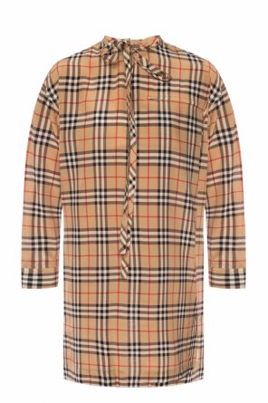 Silk check dress od Burberry