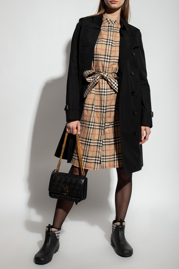 Burberry ‘Aurelia’ dress with standing collar