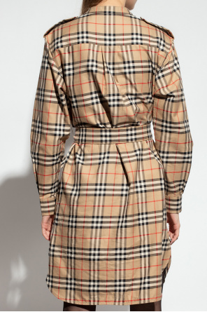 Burberry ‘Aurelia’ dress with standing collar