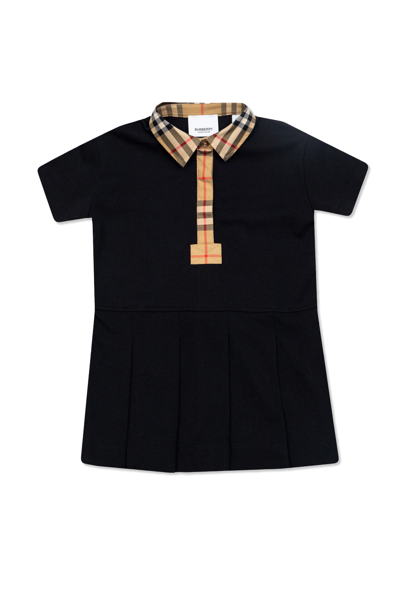 burberry Long Kids ‘Sigrid’ cotton dress