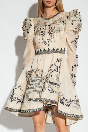 Zimmermann Sukienka z haftowanym wzorem