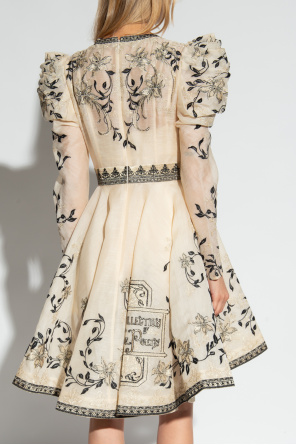 Zimmermann Sukienka z haftowanym wzorem
