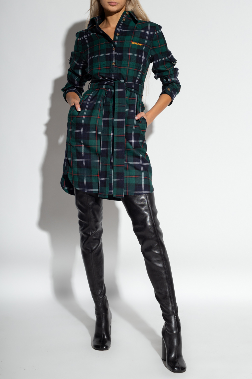 Burberry ‘Kari’ checked dress