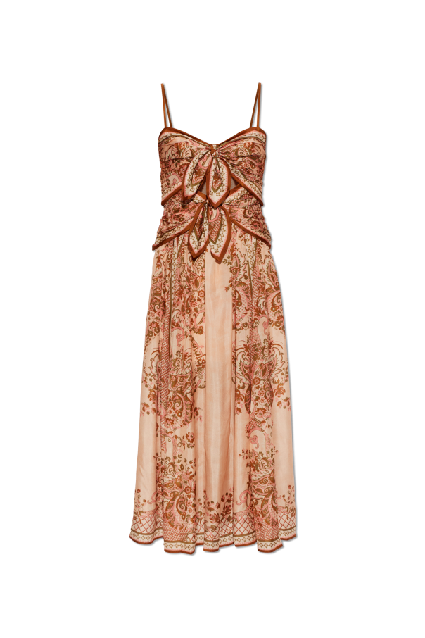 Silk off-shoulder dress od Zimmermann