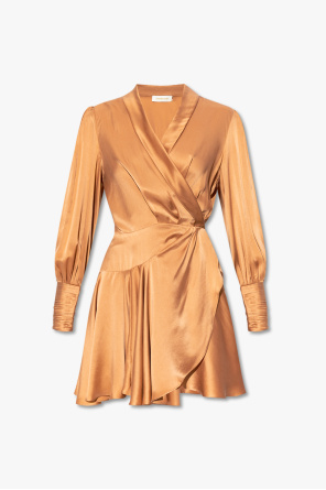 Reiss Puff Sleeve Cut-out CLOSE dress