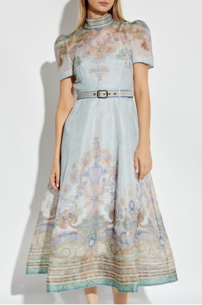 Zimmermann leg dress with belt