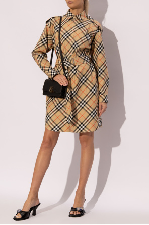 Checkered pattern dress od Burberry