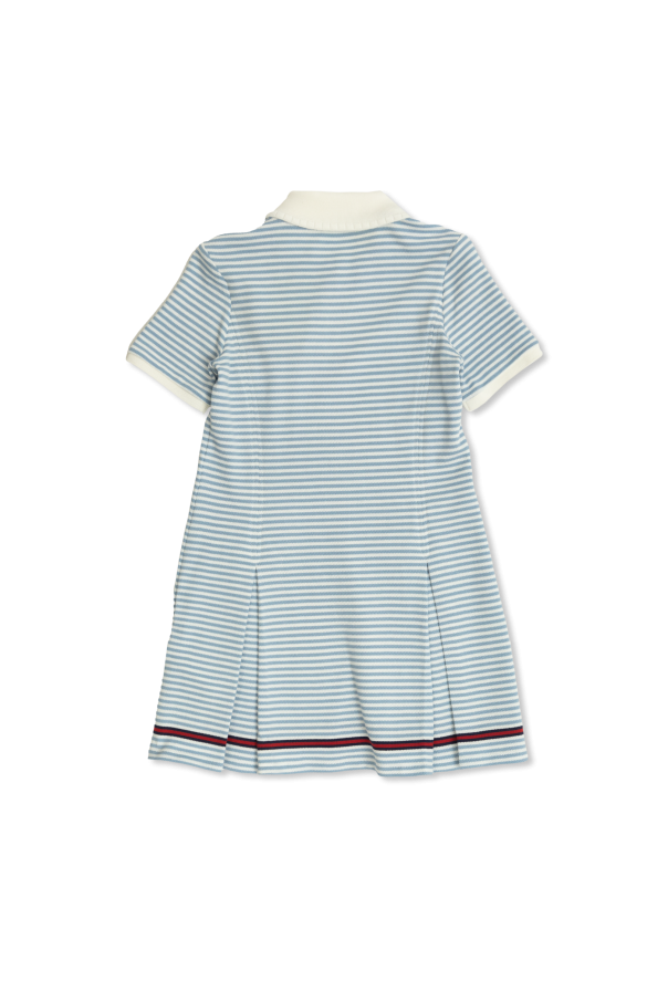Gucci Kids Sukienka z wzorem w paski