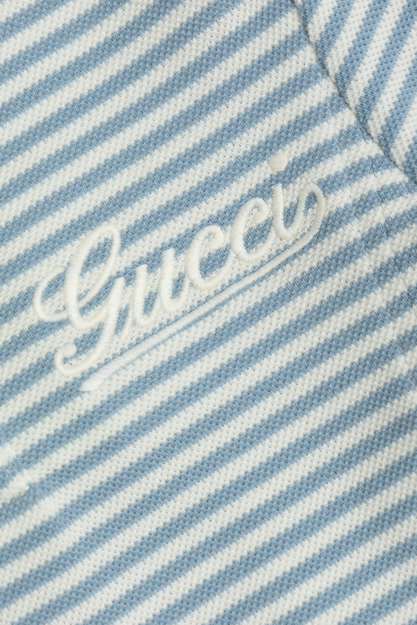 Gucci Kids Sukienka z wzorem w paski