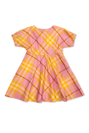 Burberry Kids check pattern dress