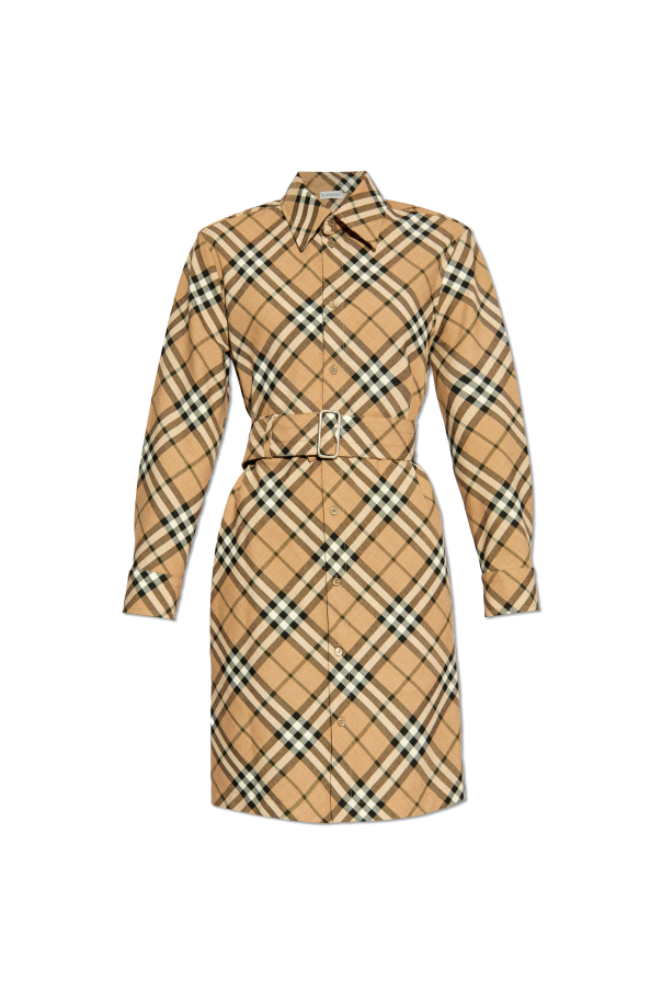 Burberry Sukienka z wzorem w kratę