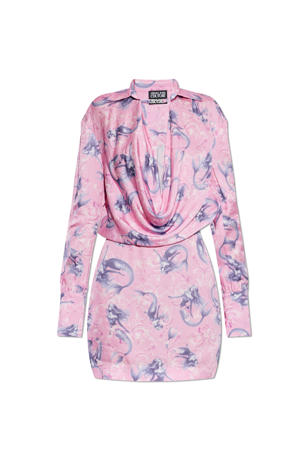 Dress with print od Versace Jeans Couture