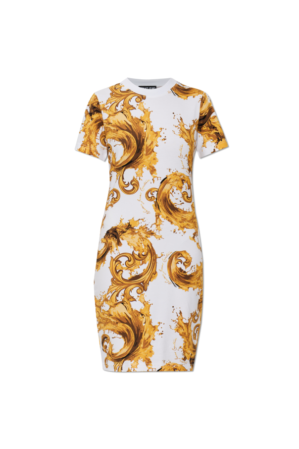 Dress with 'barocco' pattern od Versace Jeans Couture