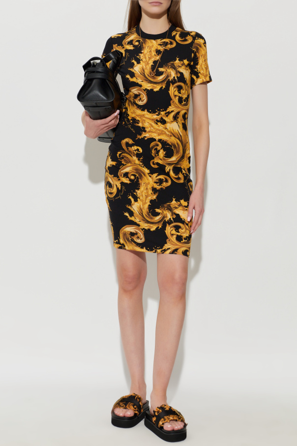 Versace Jeans Couture Vestido con estampado "barocco"