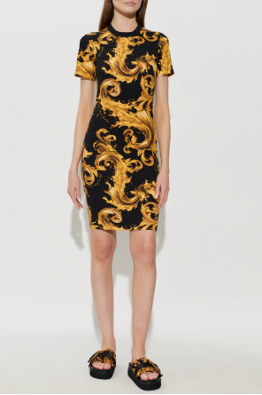 Versace Jeans Couture Vestido con estampado "barocco"