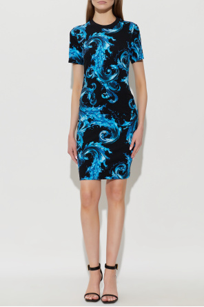 Versace Jeans Couture Vestido con estampado "barocco"