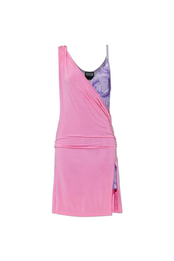 Strap dress with 'barocco' pattern od Versace Jeans Couture