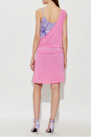 Versace Jeans Couture Vestido de tirantes con estampado "barocco"